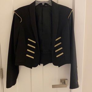 Black and Gold Blazer. Size M